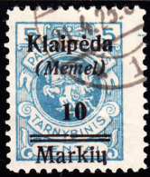 Memel/Klaipeda Scott N1 Used - Memel (Klaïpeda) 1923