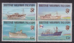 British Solomon Islands 1975 Ships Motor Vessel Walande Melanesian Transport Sea Stamps MNH SC285-288 Michel 272-275 - Isole Salomone (...-1978)