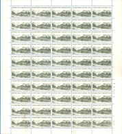 Czechoslovakia 1966 Visoké Tatry - Light - Sheet Of 50 Dummy Stamps - Specimen Essay Proof Trial Prueba Probedruck Test - Proeven & Herdrukken