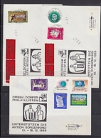 UNO Geneva 1969 / Germany "Düsseldorfer Philatelisten Unterstützen Die Aktion Sorgenkind" 3 Covers (F3907) - Briefe U. Dokumente