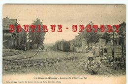 95 - LA GARENNE GONESSE < RARE < TRAMWAY AVENUE De VILLIERS Le BEL - TRAMWAYS  TRAM LOCOMOTIVE CHEMIN De FER - BAHN - Gonesse