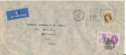 Great Britain Cover Sent Air Mail To USA London 26-7-1960 - Briefe U. Dokumente