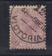 W66 - VICTORIA , Il 2 Pence Usato E Con FILIGRANA CAPOVOLTA - Used Stamps