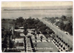 E3041 Marina Di Carrara - Viale XX Settembre E Giardini / Viaggiata 1954 - Carrara