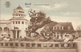 GENT-GAND-CHEVALIER BAYARD-TIR A L'ARC-EXPOSITION UNIVERSELLE 1913-WORLD FAIR - Boogschieten