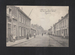 Postkaart Gheluwe Jerusalemstraat 1915 - Wervik