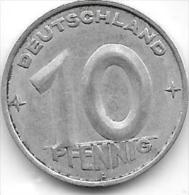 10 PFENNIG Alu RDD 1953 A CL. 33 - 10 Pfennig