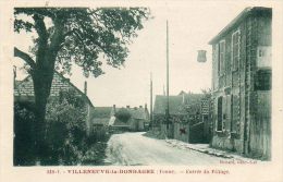 CPA- VILLENEUVE-la-DONDAGRE (89) - Vue Du Café Ménard à L'entrée Du Village - Villeneuve-la-Dondagre