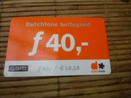Prepaidcard Netherlands F 40 Used - GSM-Kaarten, Bijvulling & Vooraf Betaalde
