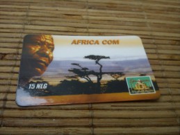 Prepaidcard Netherlands Africa 15 Gulden  Used - [3] Handy-, Prepaid- U. Aufladkarten