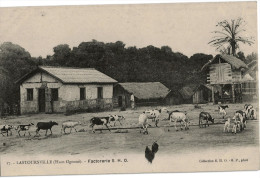 Carte Postale Ancienne Du GABON - LASTOURSVILLE - FACTORERIE S.H.O. - Gabun