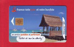 800 - Telecarte Publique Buraliste C Plage (F1132) - 2001