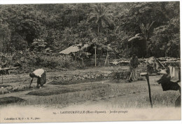 Carte Postale Ancienne Du GABON - LASTOURSVILLE - JARDIN POTAGER - Gabon