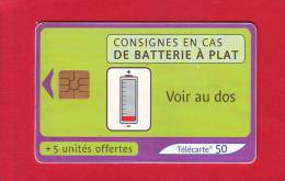 804 - Telecarte Publique Batterie (F1139) - 2001