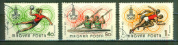 Sports Olympiques - Hand Ball Féminin - Canoé Kayak Biplace - Sprint, Course à Pied - HONGRIE - N° 429 à 431 - 1980 - Used Stamps