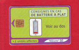 805 - Telecarte Publique Batterie (F1139) - 2001