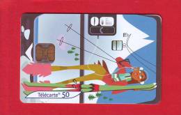 820 - Telecarte Publique Les Cabines 2 Telepherique (F1154) - 2001