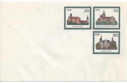 Germany (DDR)  1985 Umschlage  "Burgen Der DDR"  (*) Mi.U2 - Buste - Nuovi