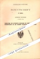 Original Patent - Lorenz Senger In Seesen A. Harz , 1878 , Verdampf-Apparat Für Zuckerfabrik , Goslar !!! - Seesen