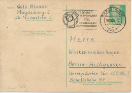 Germany (DDR)  1956 Postkarte  (o) Mi.P68a  "Magderburg 16.12.59 - Berlin"  See Scans - Postkarten - Gebraucht