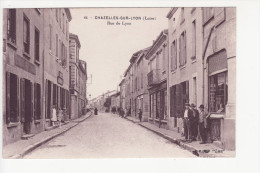 44 - CHAZELLES SUR LYON - Rue De Lyon - Autres & Non Classés