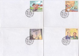 FDC Sur Enveloppe Libre 2428-31 - 1991-2000