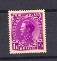 00347  -  Belgique  :  Yv  392  * - 1934-1935 Leopoldo III