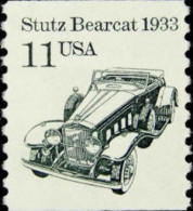 1985 USA Transportation Coil Stamp Stutz Bearcat Sc#2131 History Car Post - Rollenmarken