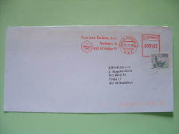 Slokakia 2000 Cover To Bratislava - Machine Cancel - Church - Apple Slogan - Storia Postale