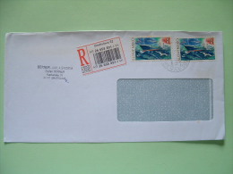 Slokakia 2001 Registered Cover From Bratislava - Ships - Lettres & Documents