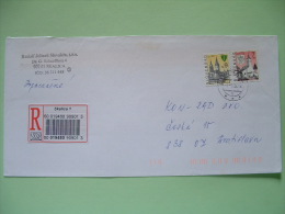 Slokakia 2001 Registered Cover To Bratislava - Church - Covers & Documents