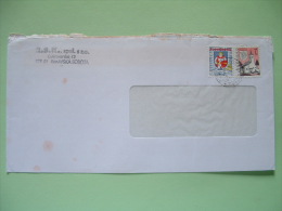 Slokakia 2001 Cover From Rimavska Sobota - Church - Arms Warrior Shield - Storia Postale