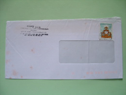 Slokakia 2001 Cover From Senec - Clock - Cartas & Documentos