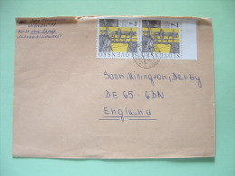 Slokakia 2001 Cover To England - Mine Water Pump Invented By Jozef Hell - Lettres & Documents