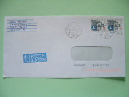 Slokakia 2003 Cover To USA - Castle - Storia Postale