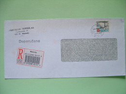 Slokakia 2003 Registered Cover From Malacky - Castle - Briefe U. Dokumente