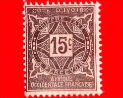 COSTA D´AVORIO - Africa Occidentale Francese - AOF - 1914 - Segnatasse - Chiffre Taxe - 15 - Unused Stamps