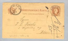 Heimat Polen Kotomyja 1880-05-07 GS 2 Kr. Nach Wien - Frankeermachines (EMA)