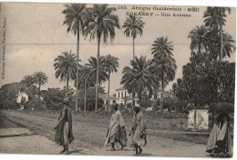 Carte Postale Ancienne De GUINEE - KONAKRY - UNE AVENUE - Guinée