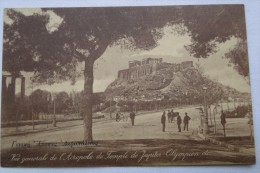 Greece ATHENES  Vue Generale De L Acropole De Temple Du Jupiter 1914  A 28 - Greece