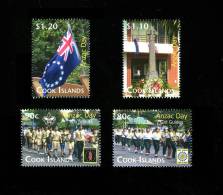 COOK // 2010 - Scoutisme, Girl Guides, Anzac Day - 4v Neufs // Mnh - Neufs