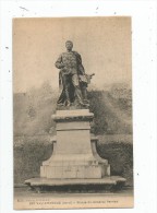 Cp , 30  , VALLERANGUE , Statue Du Général PERRIER , Vierge , Ed : Denuc - Valleraugue