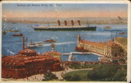 United States - Postcard Unused - Battery Park And Hudson River, New York City - 2/scans - Hudson River