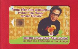 837 - Telecarte Publique Macarte Com 4 Fou D Amour (F1181A) - 2001