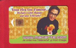 838 - Telecarte Publique Macarte Com 4 Fou D Amour (F1181A) - 2001