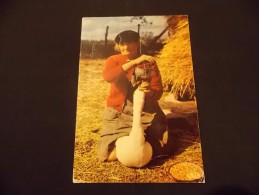 Delcampe - 32 103 En Gascogne La Gaveuse D Oie 1974 Tampon 24 Lalinde Dordogne - Bauern