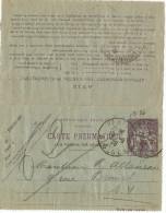 LBON10- CL PNEUMATIQUE CHAPLAIN 1f50  VIOLET PARIS RUE GLUCK - Neumáticos