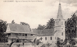 Carte Postale Ancienne De ILES GILBERT -EGLISE ET COUVENT DES SOEURS A NONOUTI - Kiribati