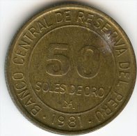 Pérou Peru 50 Soles 1981 KM 273 - Perú