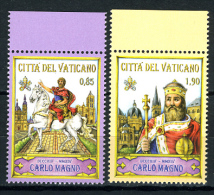 2014 - VATICANO - VATICAN - 1200° ANNIVERSARIO DELLA MORTE DI CARLO MAGNO  - NH - MINT - Used Stamps